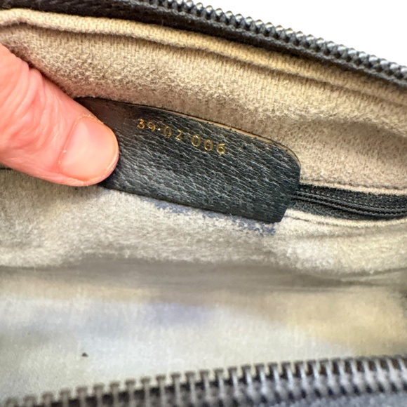 Gucci vintage blue canvas and leather Boston bag BEAUTIFUL - Picture 15 of 16